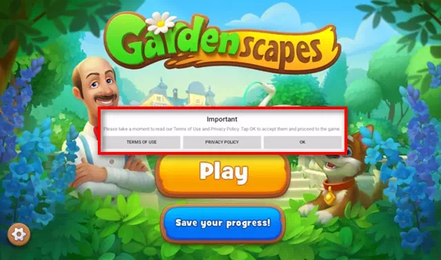 Immagine del gioco Gardenscapes sul computer