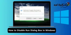Como desactivar a caixa de diálogo Executar en Windows