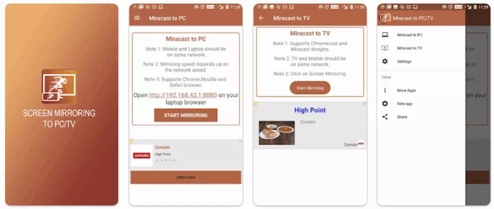 Miracast Display Finder