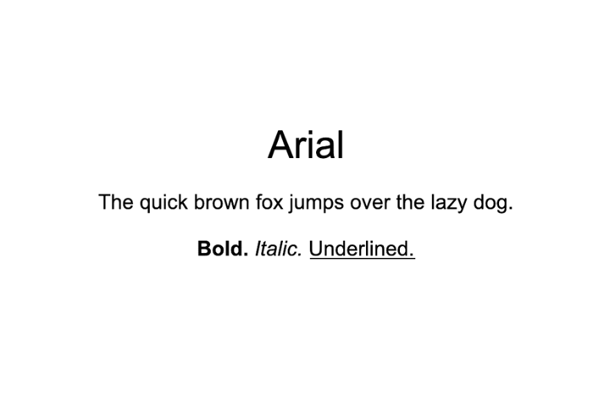 Arial