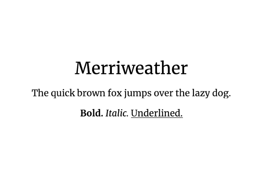 Merriweather