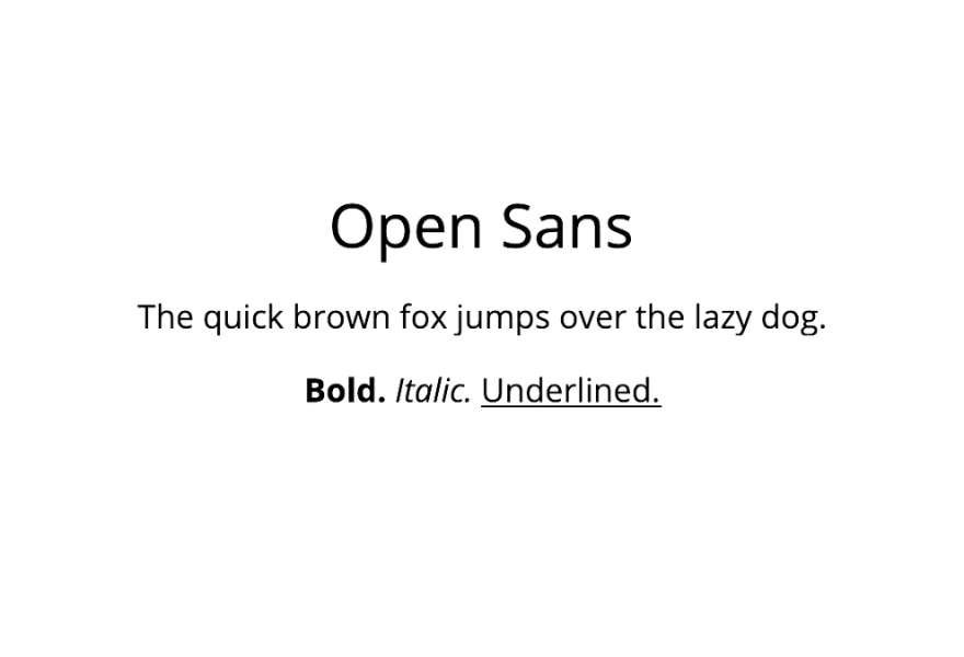 Open Sans