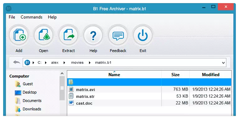 B1 Free Archiver