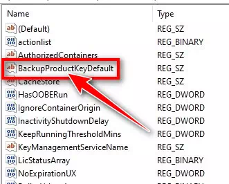 BackupProductKeyDefault