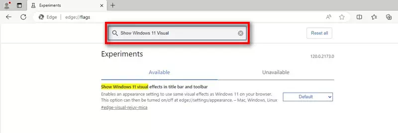 Afficher les effets visuels de Windows 11 dans la barre de titre et la barre d'outils