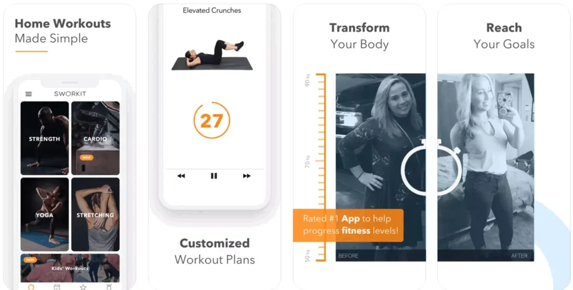 Sworkit aplikacija za fitnes i vježbanje