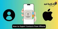 Jak exportovat kontakty z iPhone
