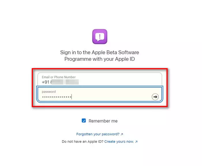 قم بتسجيل الدخول باستخدام Apple ID الخاص بك