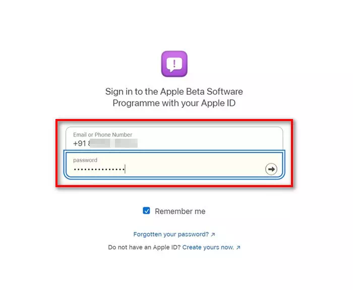 Влезте с вашия Apple ID